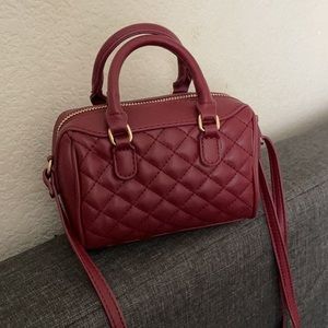 Red/burgundy small mini bag
